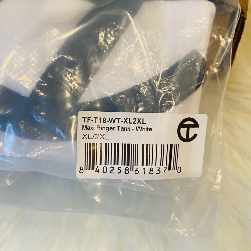 Telfar White Maxi Length Tank Size XL/2XL Unisex - Picture 8 of 9